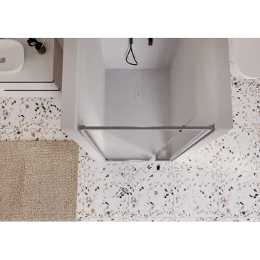 Duschtür 1 transparente Schwingtür h195 6mm Adele