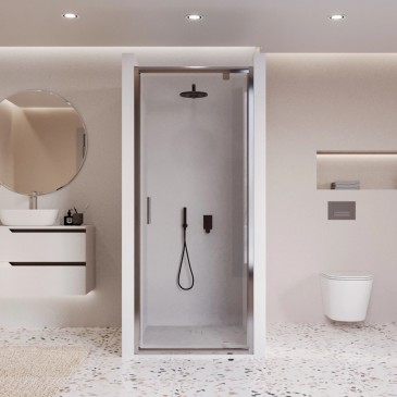 Duschtür 1 transparente Schwingtür h195 6mm Adele