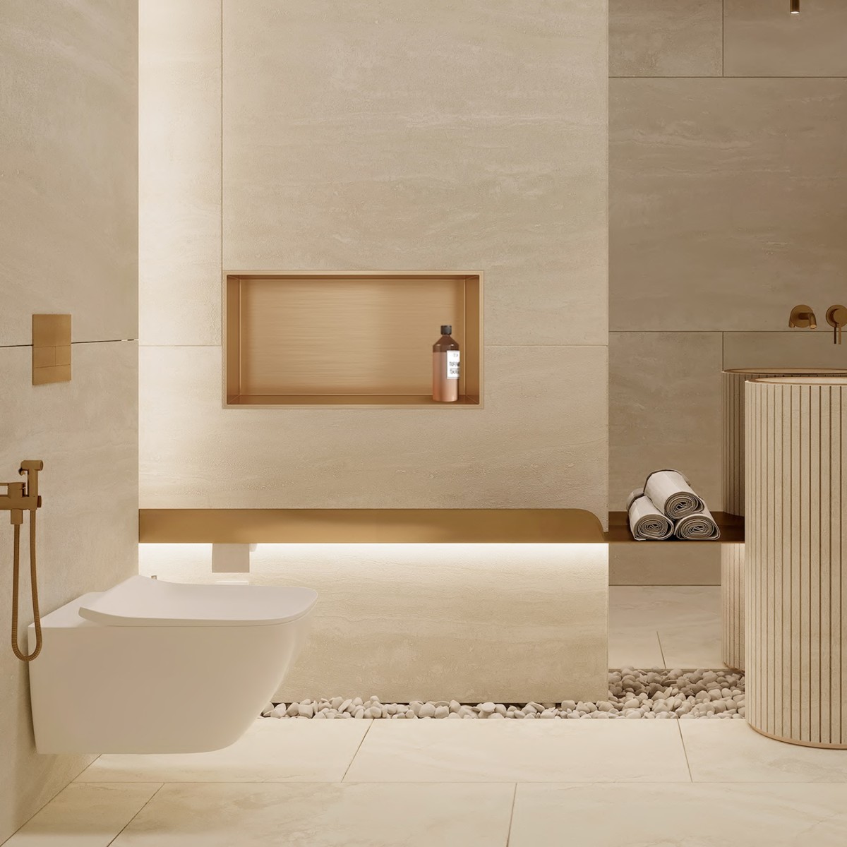 Niche de douche encastrée 60 x 30 cm, profondeur 8 cm,...