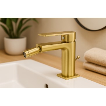Alpha Gold-Mixer mit PVD-Beschichtung Olimpo Docce