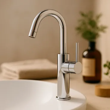 Robinet d'évier Jackie avec bec pivotant | Mondialshop