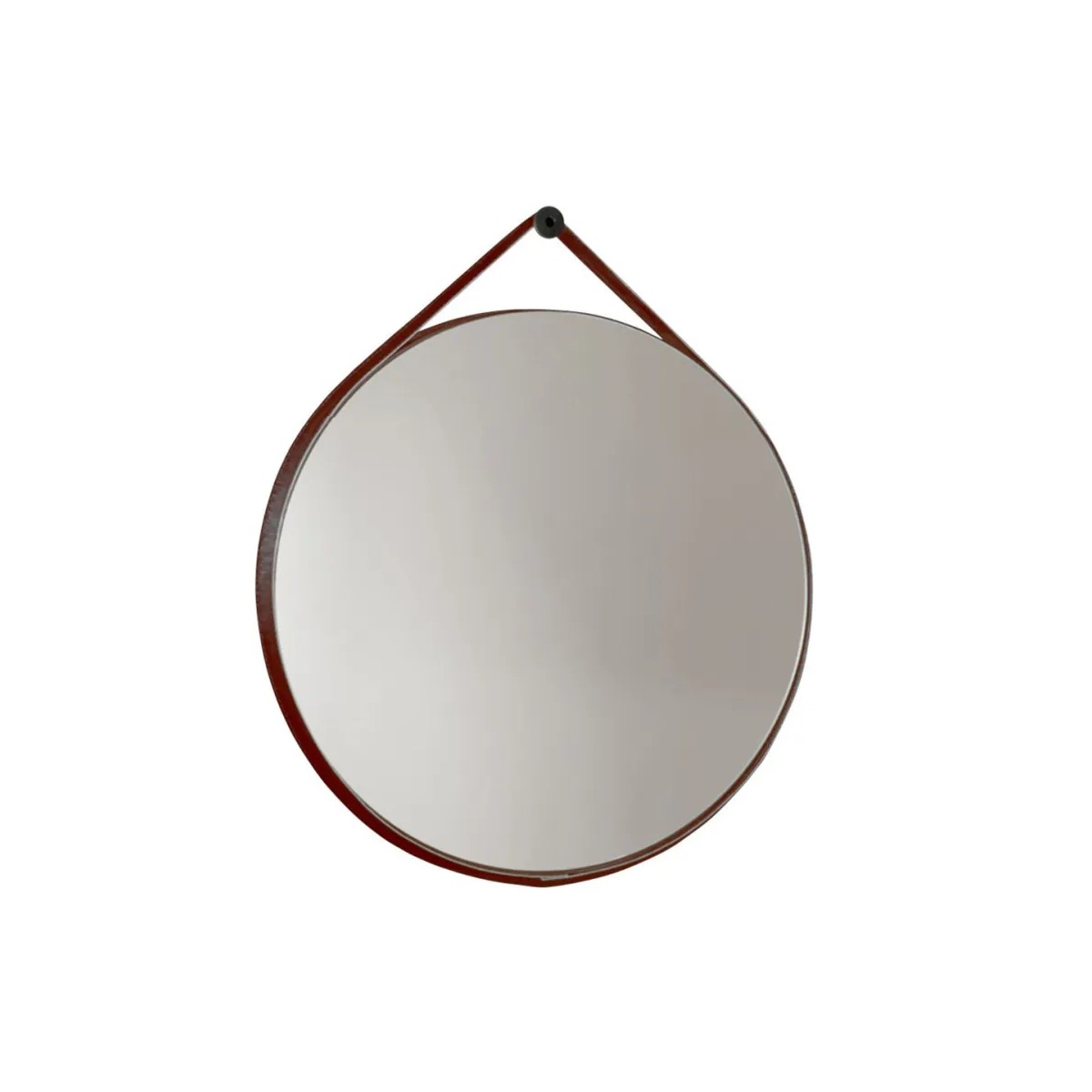 copy of Miroir rond suspendu avec ceinture en cuir noir ou cuir CAPO