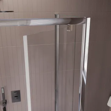 Cabine de douche 3 côtés saloon transparente h195 6mm Java