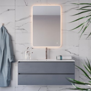 Miroir de salle de bain à écran tactile LED | Mondialshop