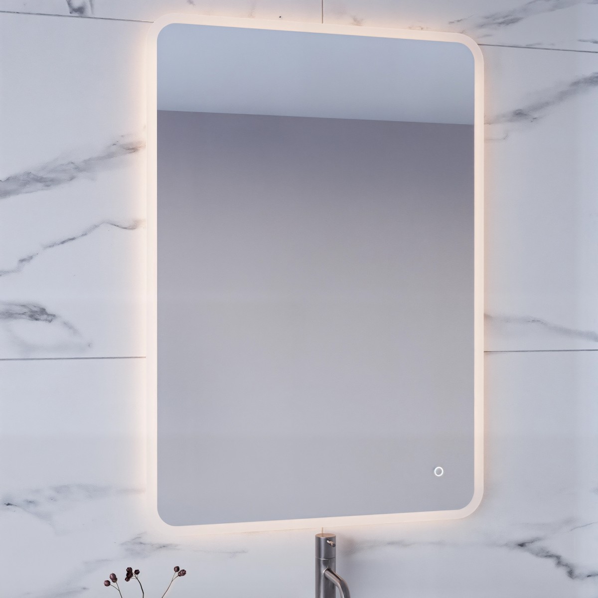 LED-Touchscreen-Badezimmerspiegel | Mondialshop