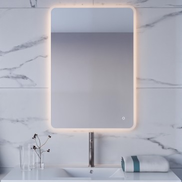 specchio con luce ambientale