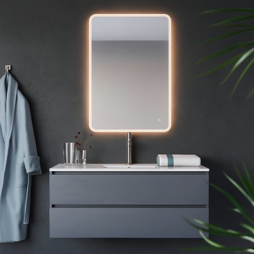 Miroir de salle de bain à écran tactile LED | Mondialshop