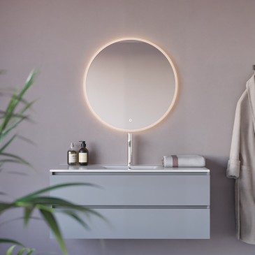 Specchio tondo 70cm led con...