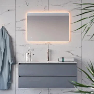 Miroir de salle de bain à écran tactile LED | Mondialshop