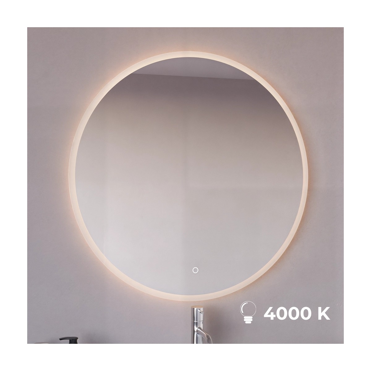 Specchio bagno led retroilluminato 70 80 90 100