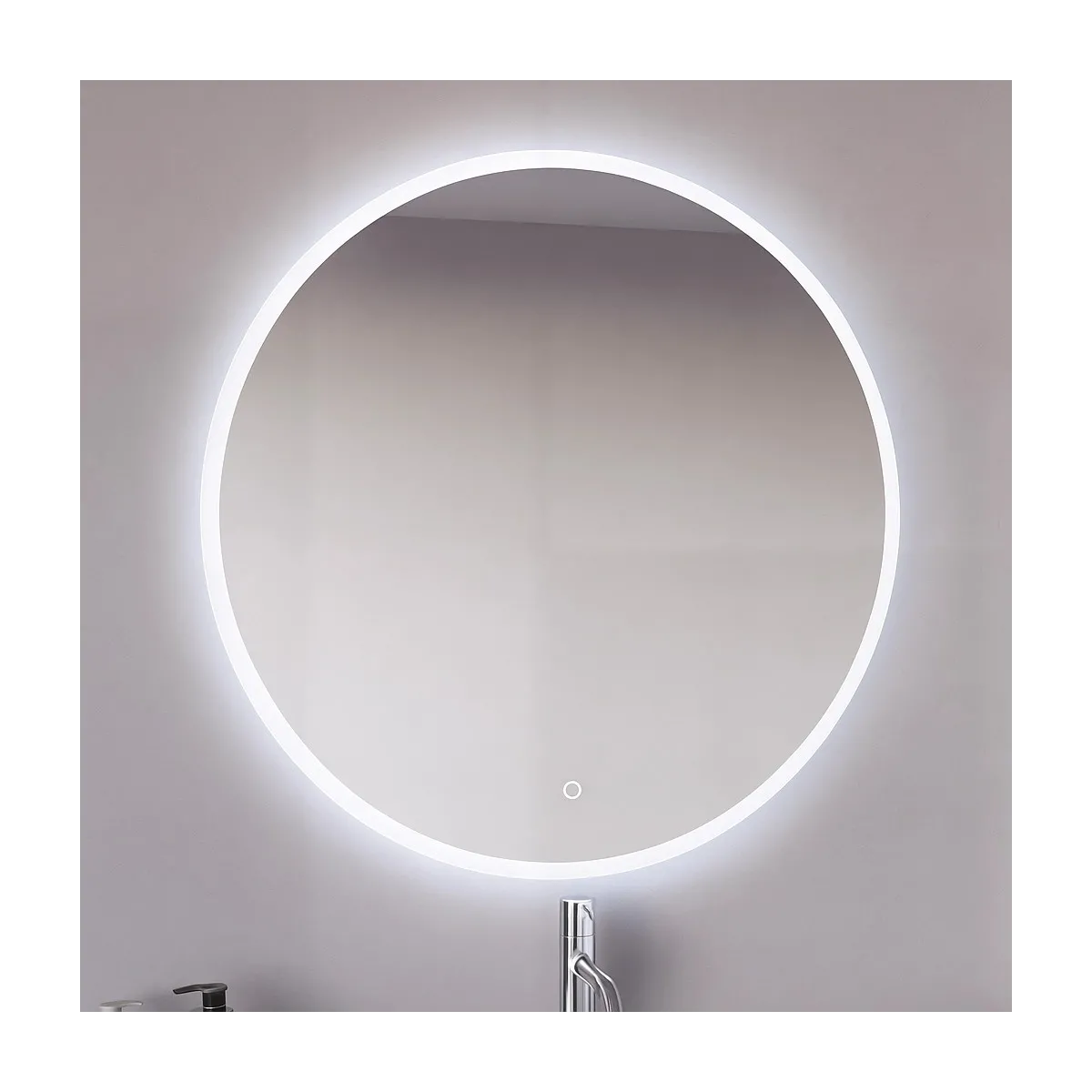 copy of Specchio tondo 70cm led con accensione touch-screen MIMI