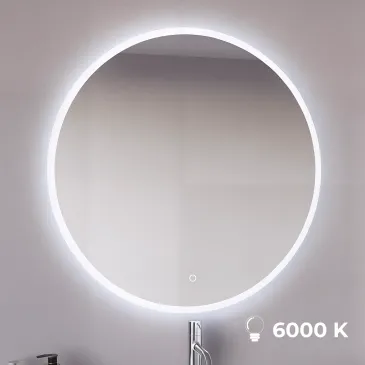 MIMI 70 cm runder LED-Spiegel mit Touchscreen-Steuerung