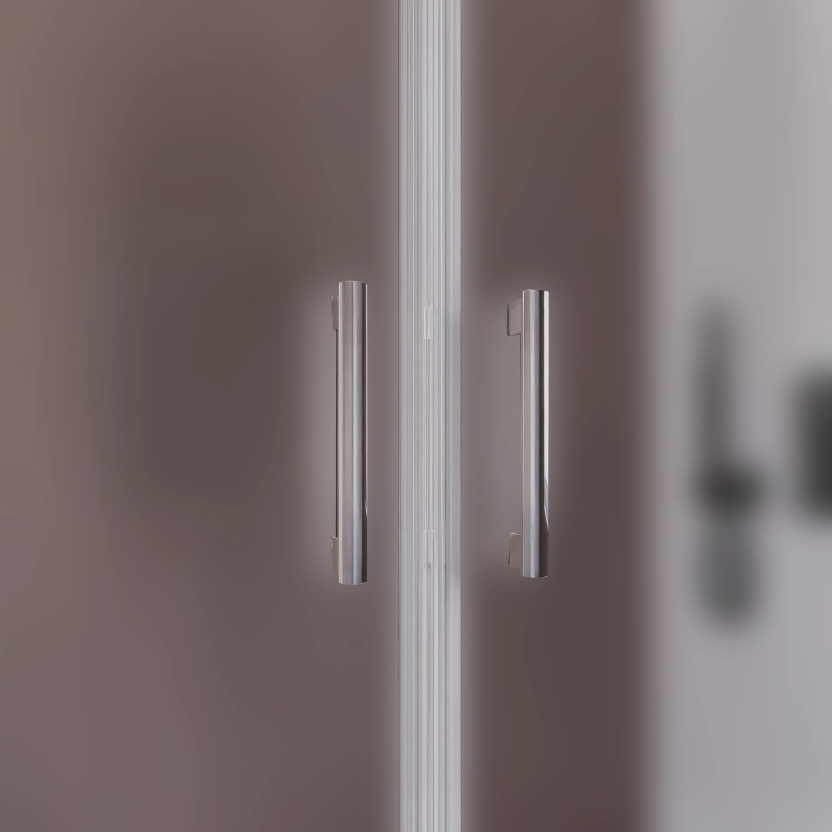 Porte de douche Saloon h195 battante opaque anticalcaire 6 mm Java