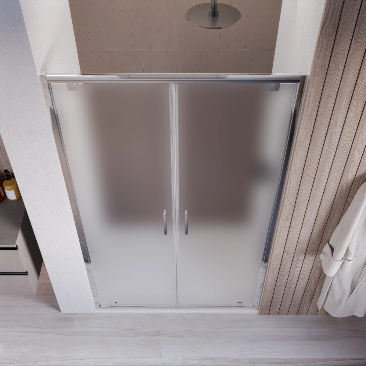 Porta doccia con apertura saloon 80 90 100