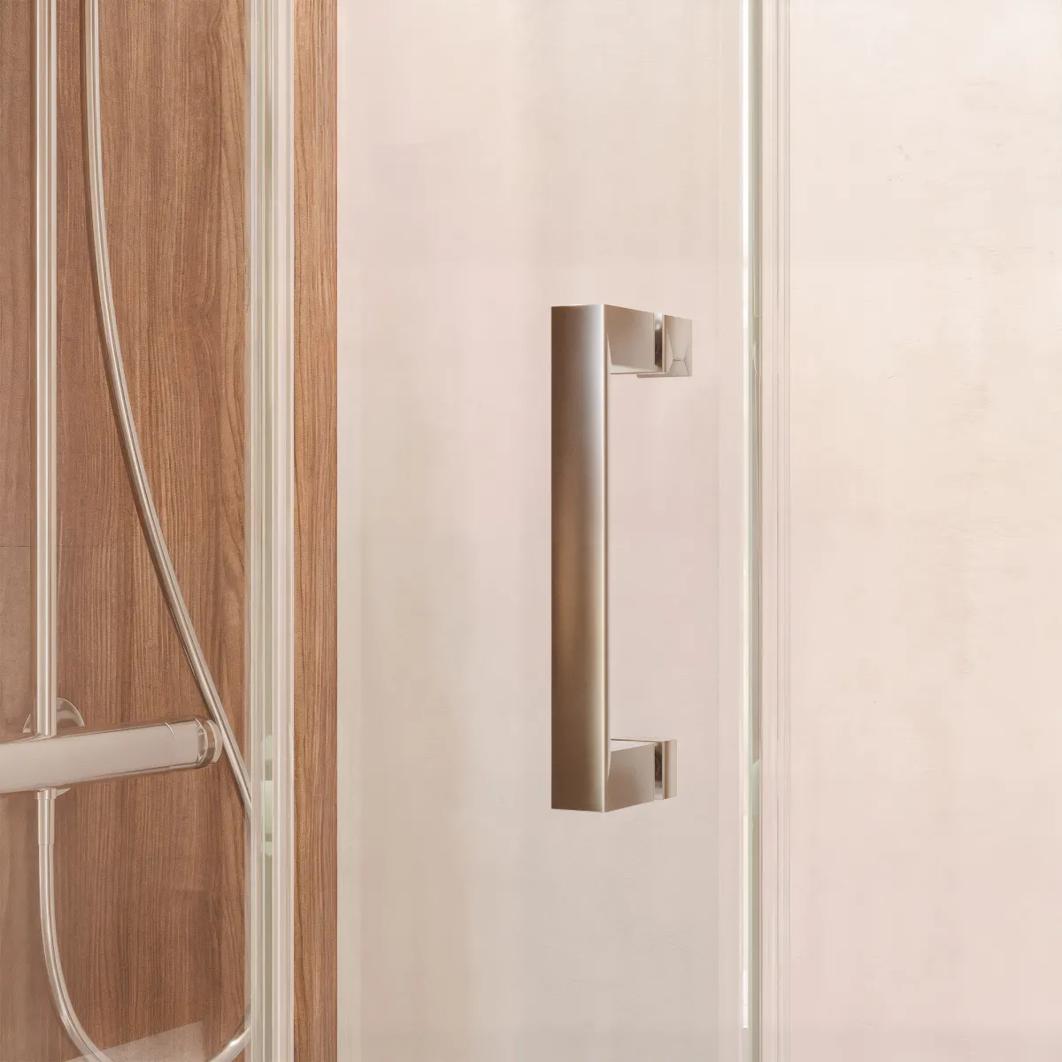 Porte battante anticalcaire ADRY H195 Paroi de douche 2 faces