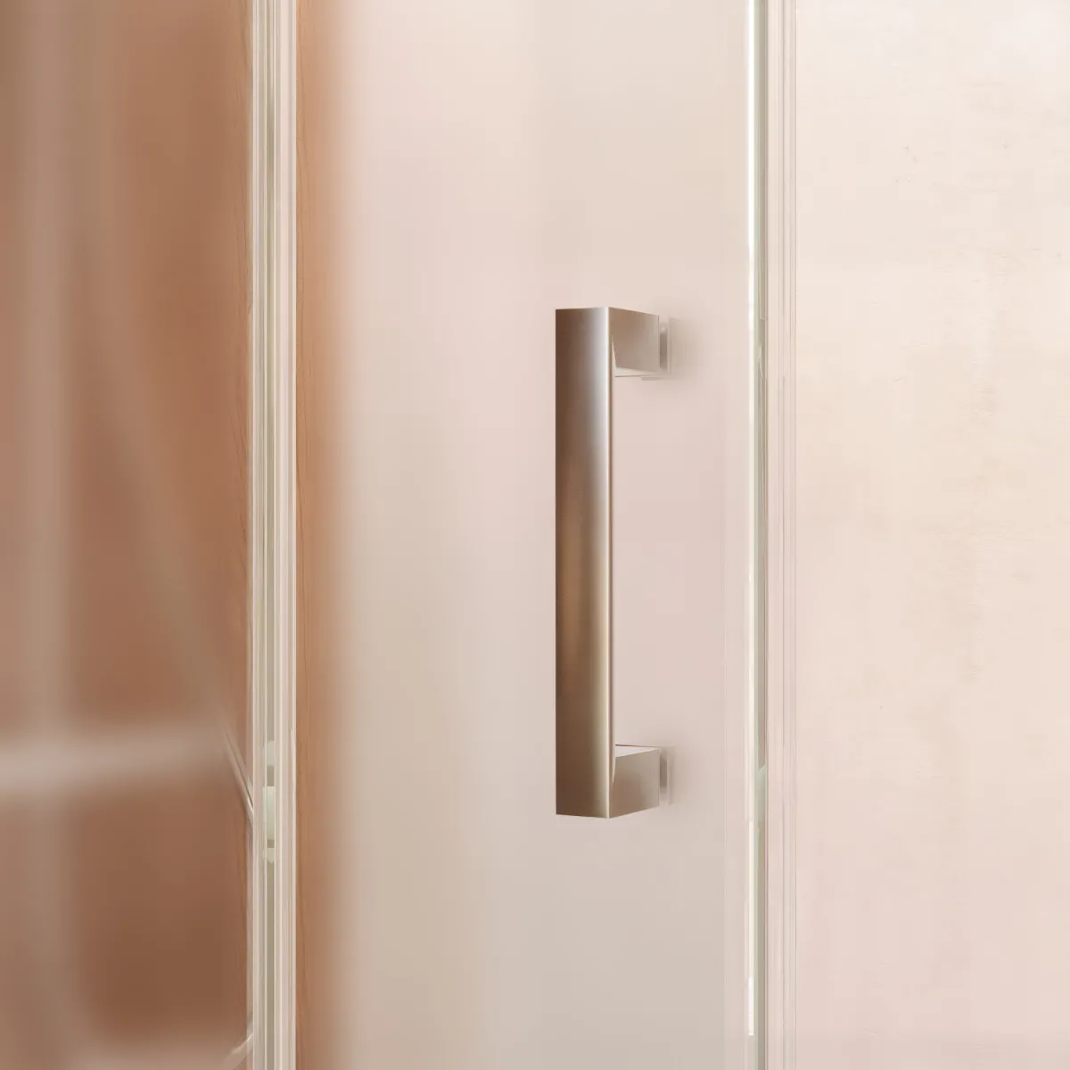 Box Doccia Angolare Ante Scorrevoli Cristallo Satinato Opaco 6mm Adry
