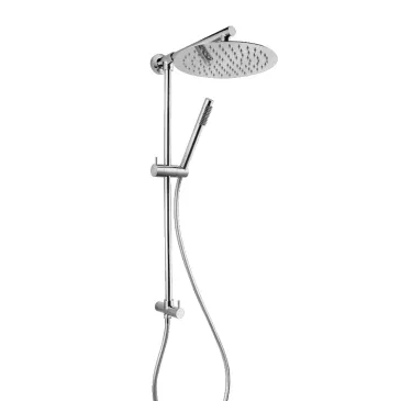 Colonne de douche pour arrivée d'eau haute sans travaux de maçonnerie