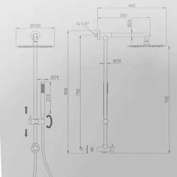 copy of Duschsäule mit...
