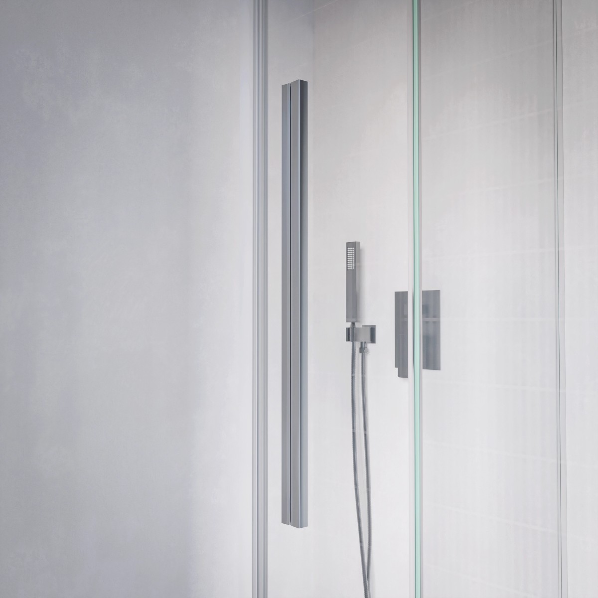 Duschkabine mit Soft-Close-Mechanismus, 200 mm hoch, 8 mm...