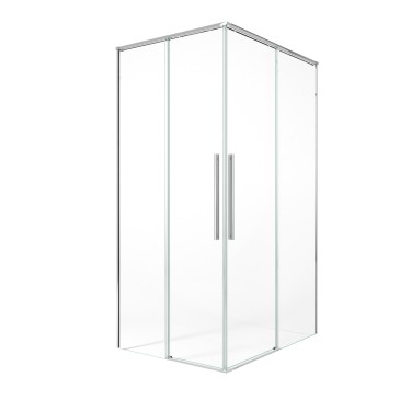 2-seitige Eckduschkabine, 8 mm H200, Soft-Close-Funktion, ZARA