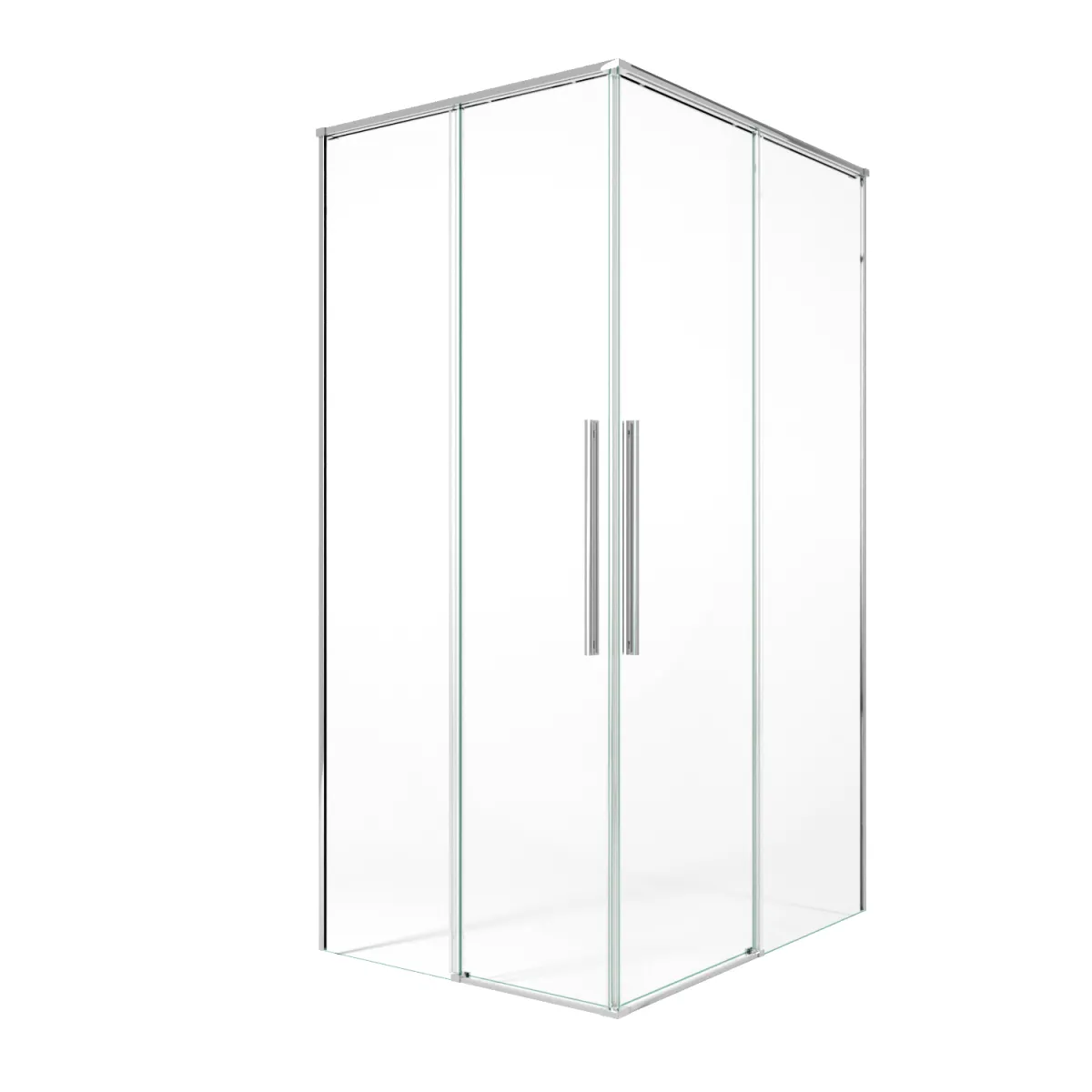 Box doccia angolare 2 lati 8mm h200 soft close Zara
