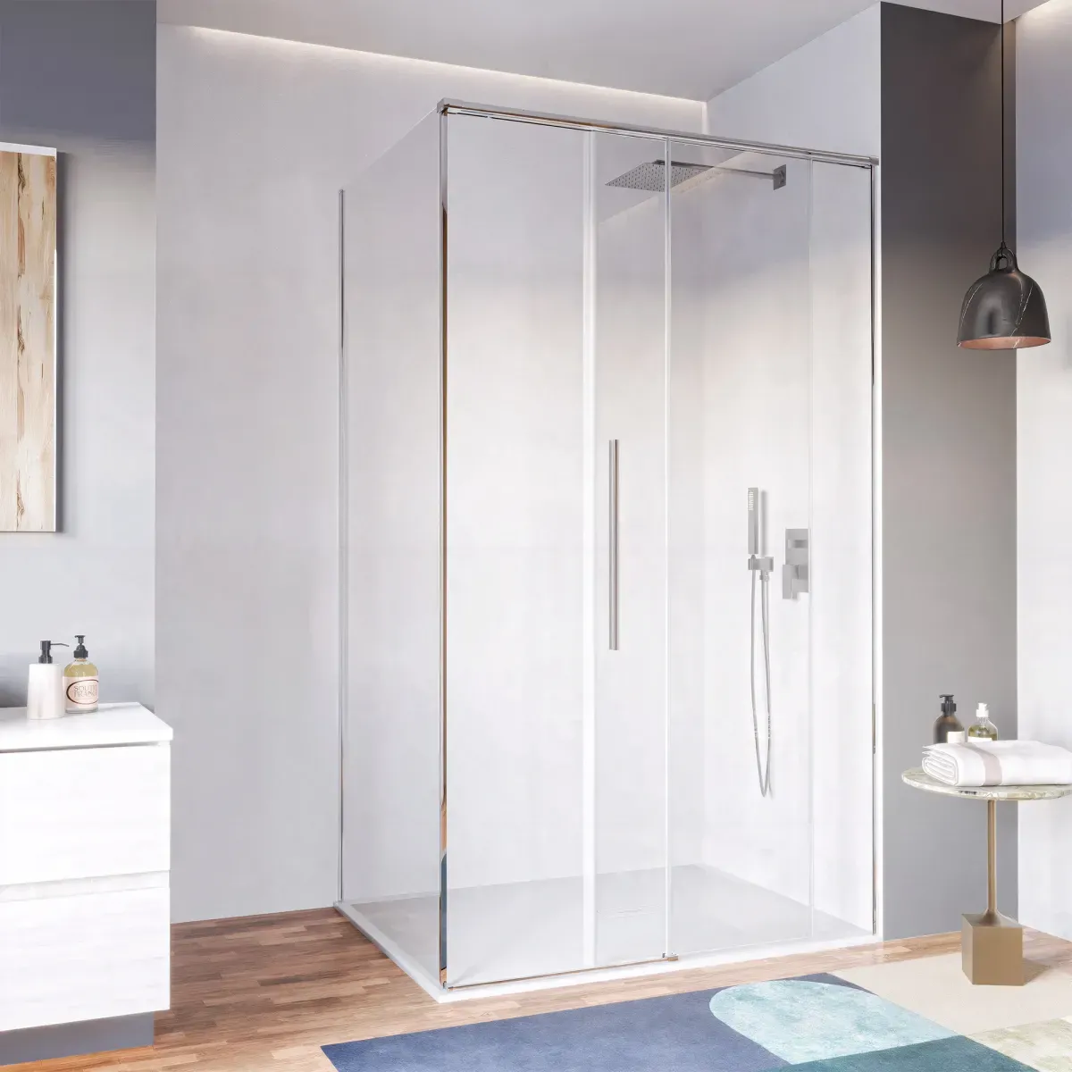 Box doccia soft close h200 8mm - Bagno Zara