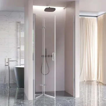 REA-MINI 6 mm H190 Glasfalttür für Dusche