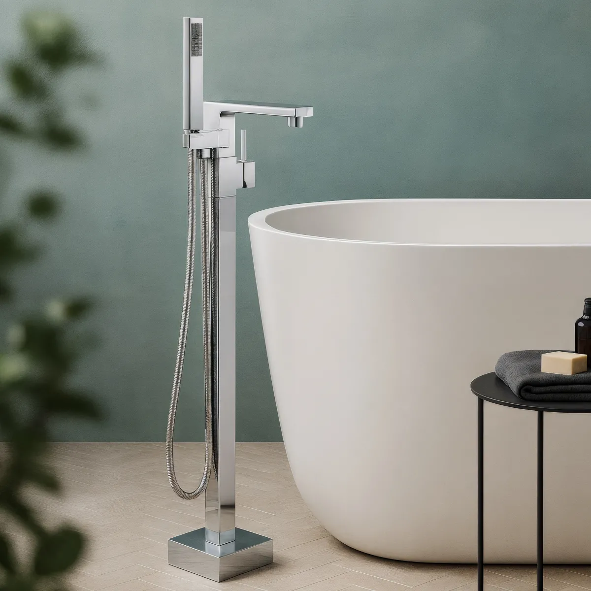 copy of Colonna con miscelatore per vasca a pavimento MURABAE