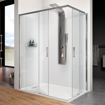 Box doccia 2 lati con apertura scorrevole h195 ADRY
