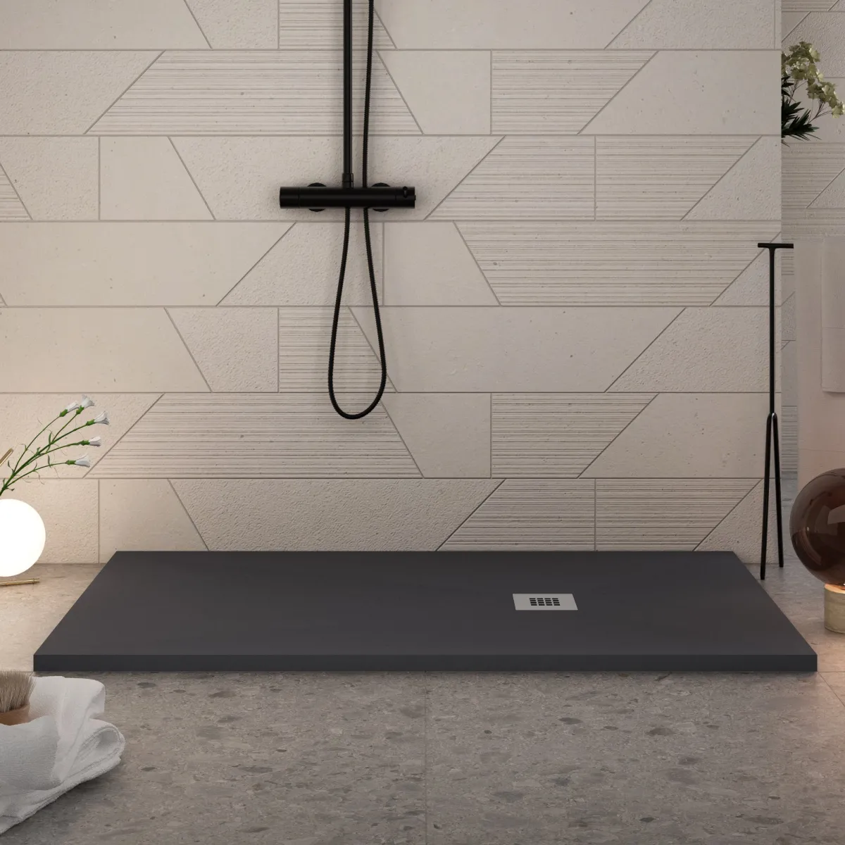 Piatto doccia 100x120 Nero in offerta