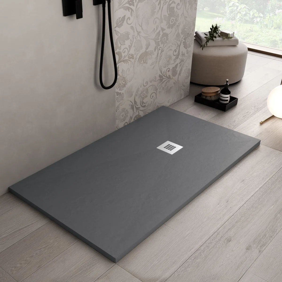 Piatto doccia 90X160  Grigio scuro in offerta