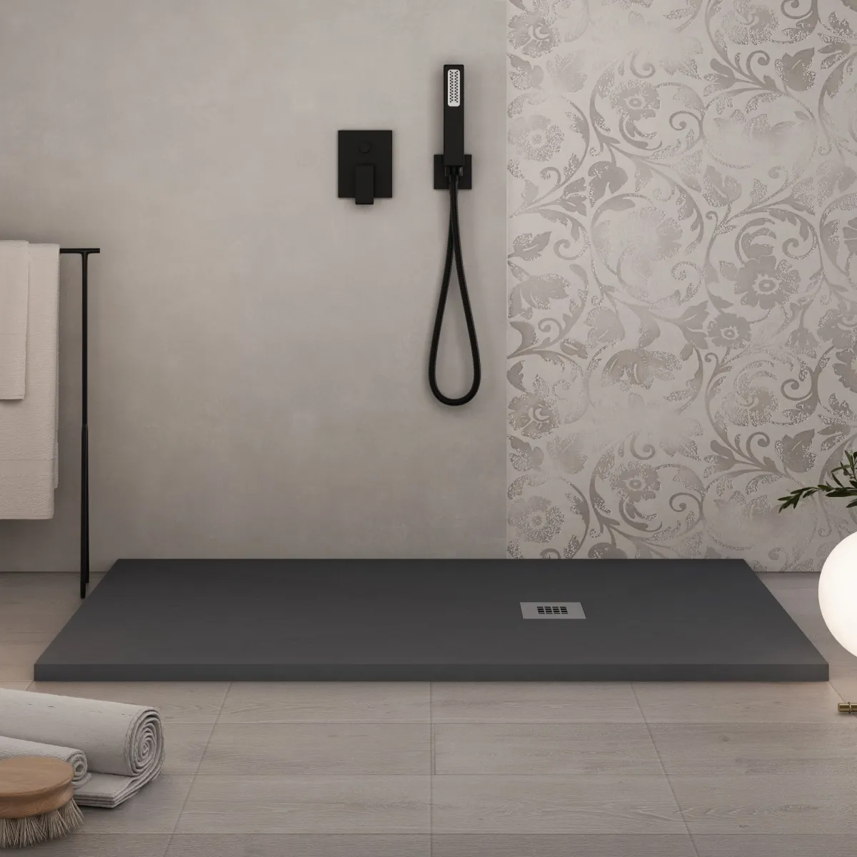 Piatto doccia 90X160  Grigio scuro in offerta