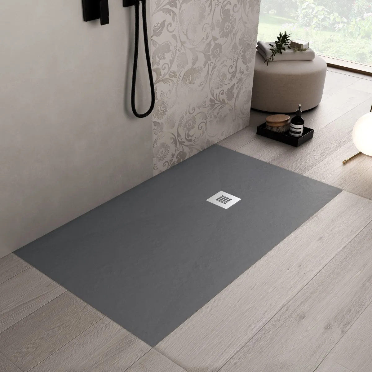 Piatto doccia 90X160  Grigio scuro in offerta