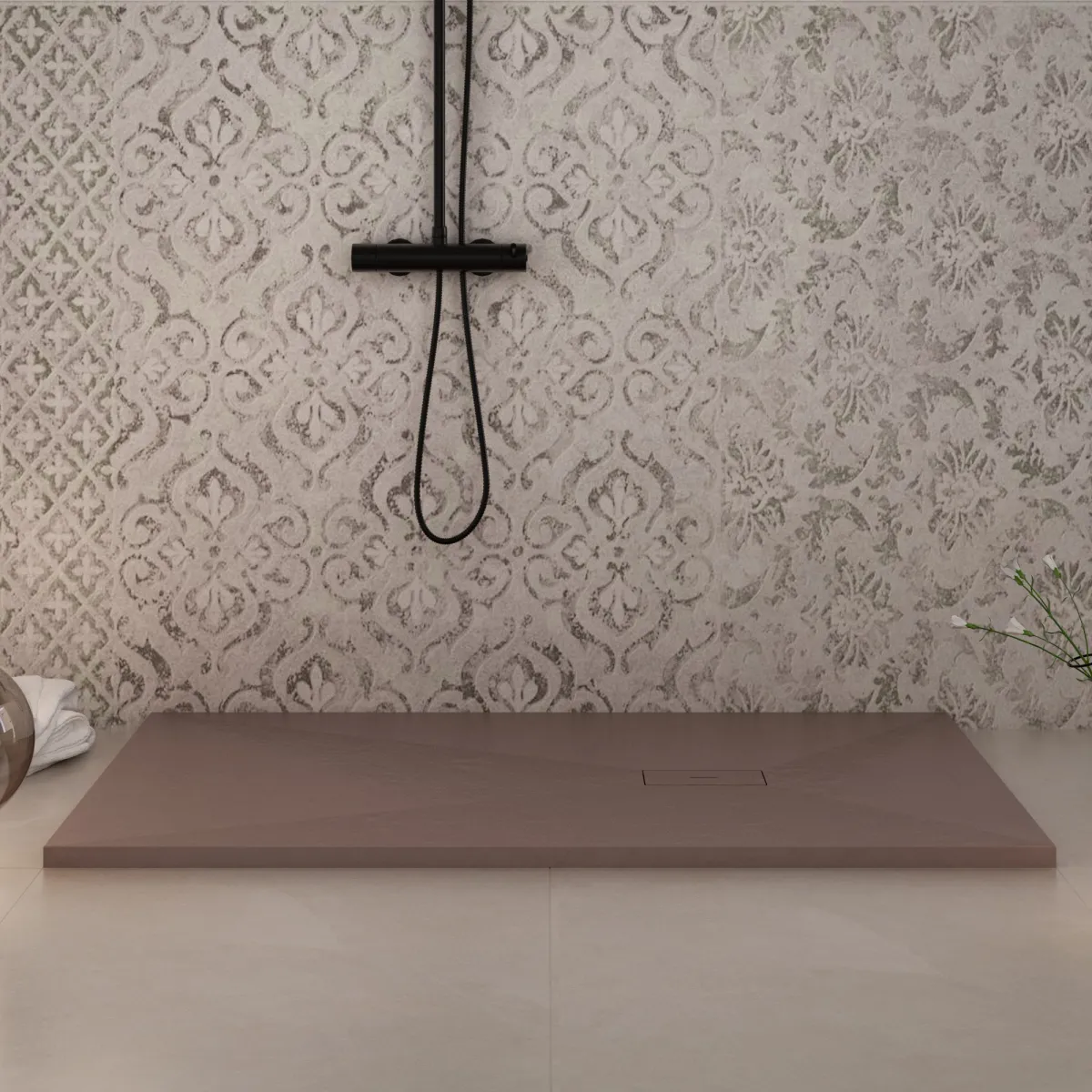 Piatto doccia 70x140 marrone in offerta