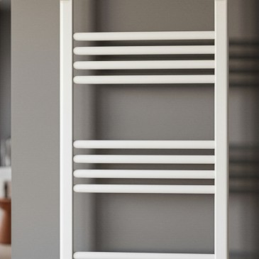 Radiatore Termoarredo scaldasalviette 1200x500 bianco interasse 450 mm