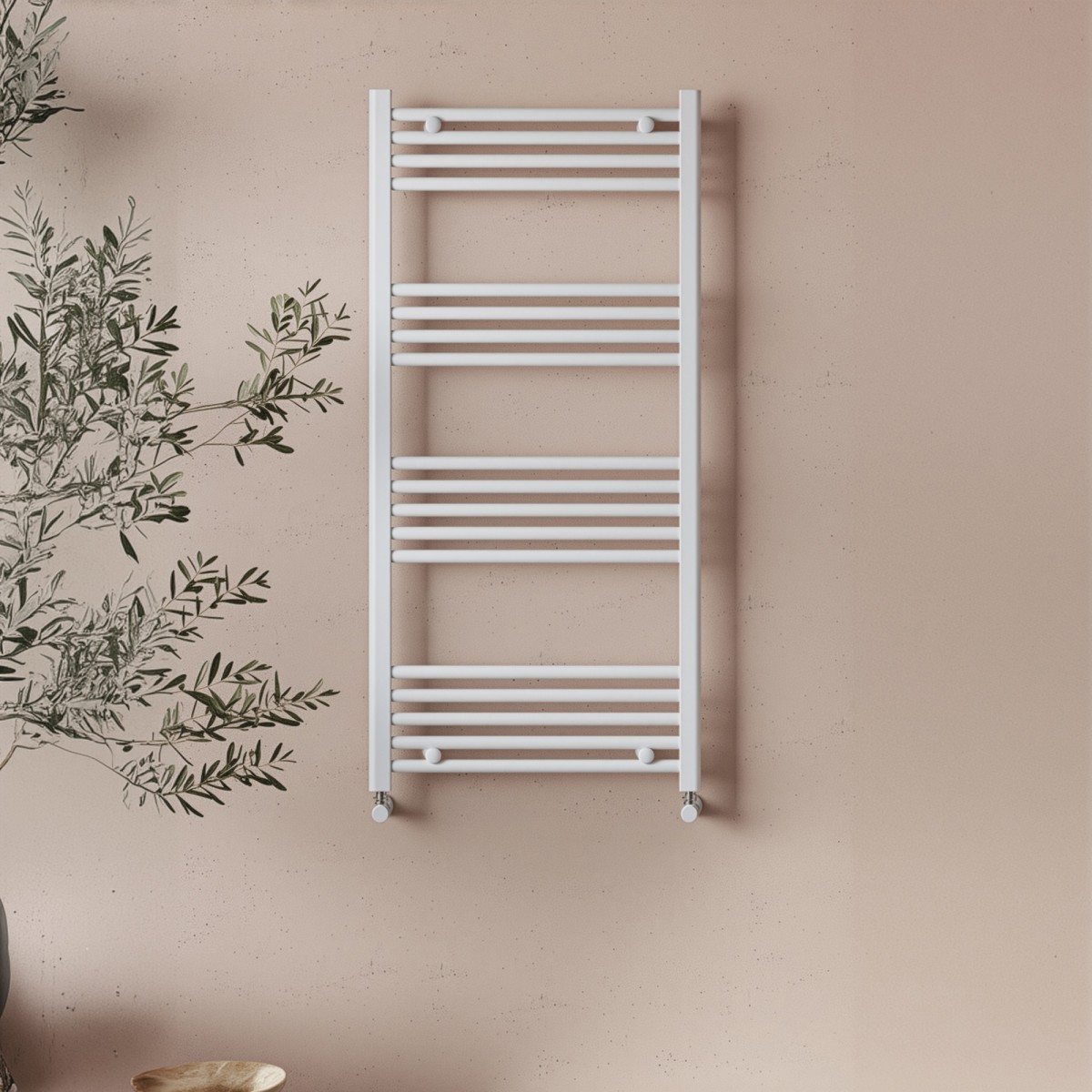 Radiatore Termoarredo scaldasalviette 800x600 bianco interasse 550 mm