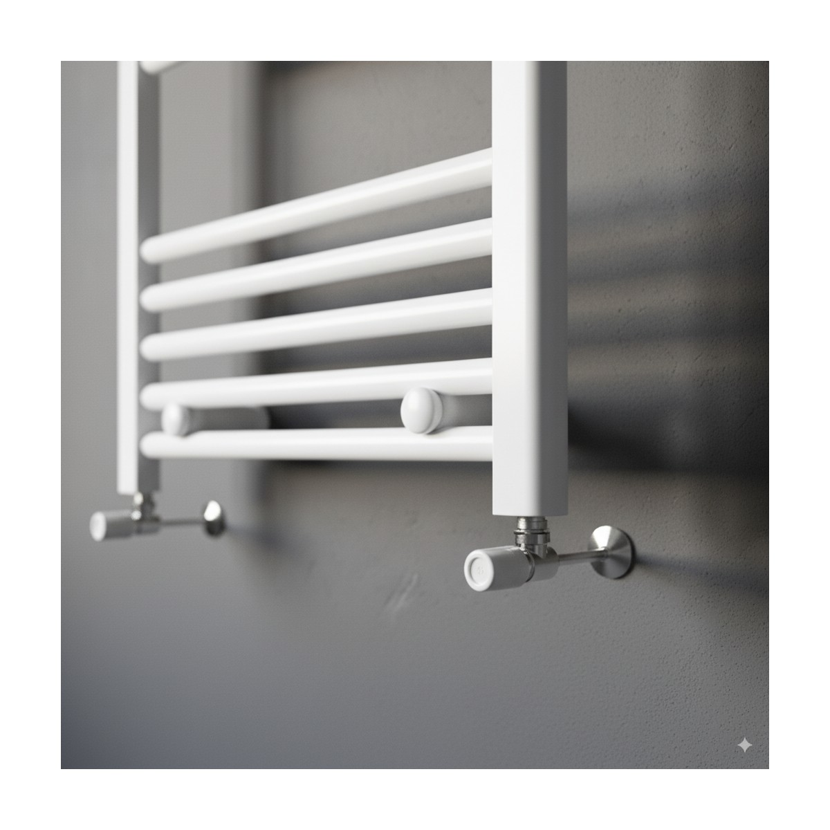 Radiatore Termoarredo scaldasalviette 800x500 bianco interasse 450