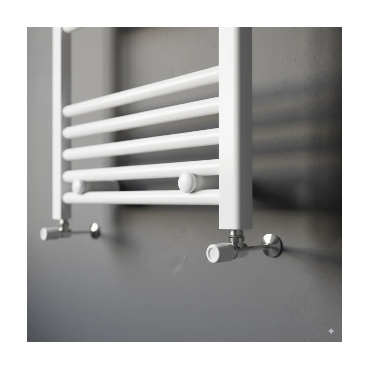 Sèche-serviettes blanc radiateur sèche-serviettes 800x500 entraxe 450