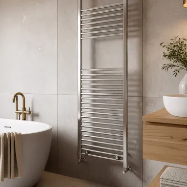 Scaldasalviette termoarredo 180x50 cromato interasse 45 cm IDRAULICO