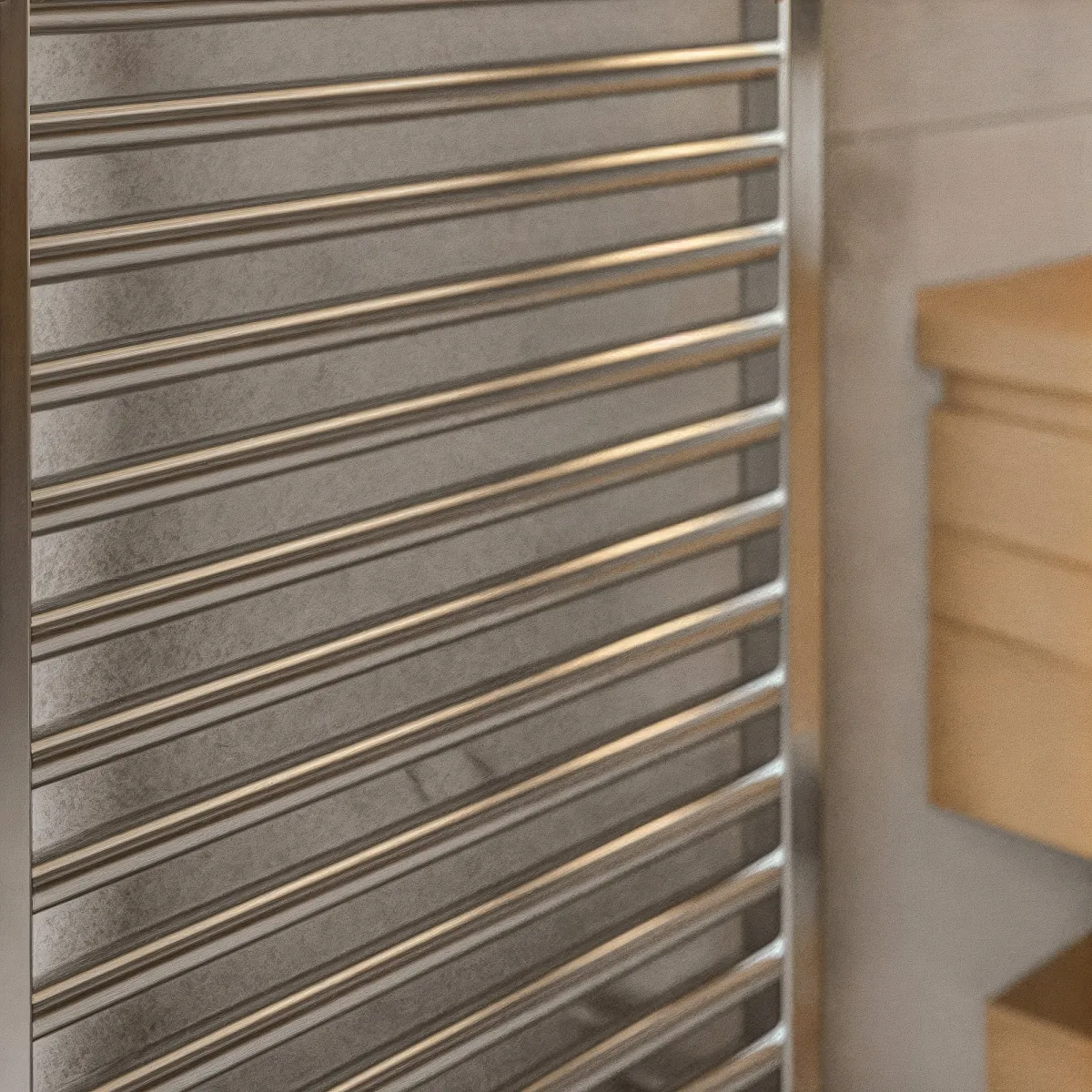 Radiateur sèche-serviettes chromé sèche-serviettes 180x50 entraxe 45 cm