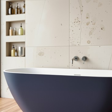Baignoire îlot bleue 160x73 BLUE MOON