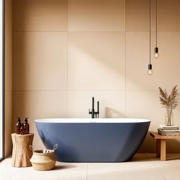 Vasca da bagno free standing Blu 160x73 BLUE MOON