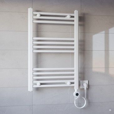 Radiateur électrique 770 x 500 mm, puissance 400 W, thermostat électronique