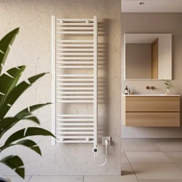 Radiateur électrique 1200 x 450 mm, puissance 500 W, thermostat électronique