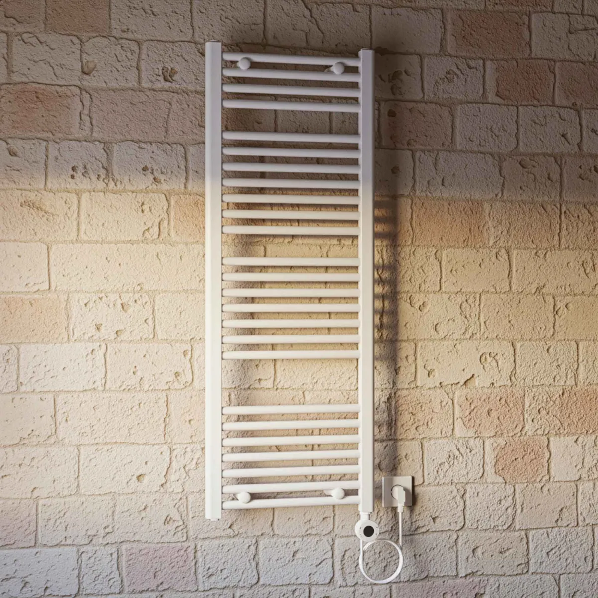 Termoarredo elettrico 1200x450 mm potenza 500W Termostato elettronico