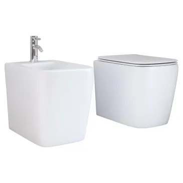Sanitaires carrés en...