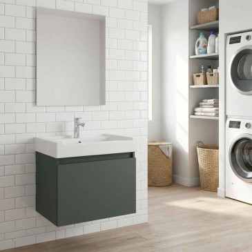 copy of Mobile lavatoio 60x53 con lavatoio ceramico PIRANA