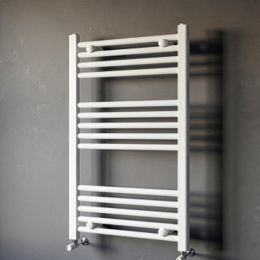 Sèche-serviettes blanc radiateur sèche-serviettes 80x50 entraxe 45 cm