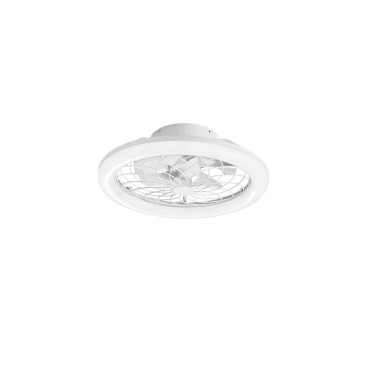 PLAFONIERA LED VENTILATORE ETESIA BIANCO 40W 5500LM CCT CON TELECOMANDO RF 49X17CM