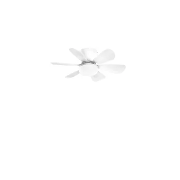 PLAFONIERA LED VENTILATORE WIND BIANCO 10W 1100LM CCT DIMM CON TELECOMANDO IR 16X53CM